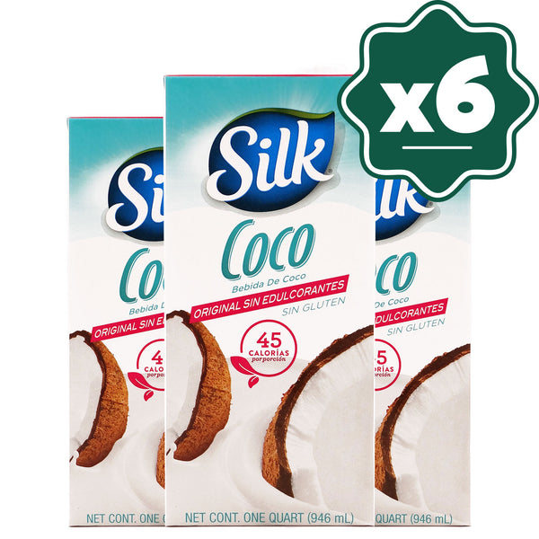 RESERVA Sixpack Leche De Coco Silk Sin Endulzante x 1 Lt