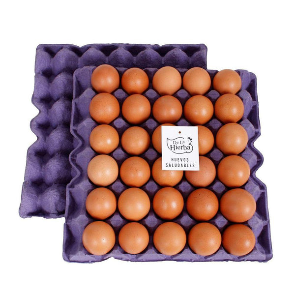 Huevos de Gallinas Felices DelaHierba x 30 und - La Cesteria