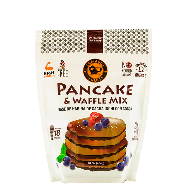 Mezcla Para Pancake Sacha Inchi Con Cocoa x 454 Gr